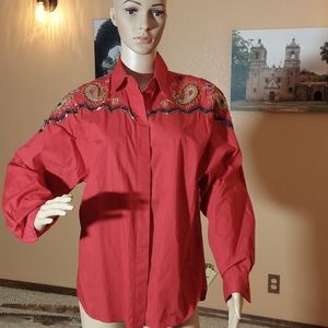 Sequined Western Shirt